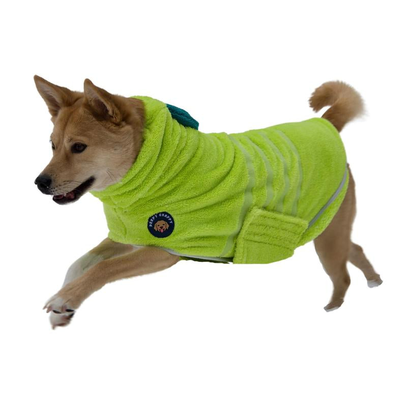 DERPY CHAPPY Premium Dog Towel Robe & Bathrobe │ for Drying Dogs after Baths, Swims & Rainy Walks │ Add to Cart Buy Now Microfiber Dog Bath Towel Robe │ Ultra‑Absorbent, Fast‑Drying & Adjustable Extra‑Warm Coat │ Made in Korea