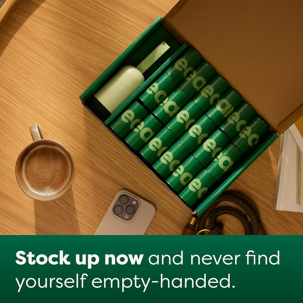 Ultimate Dog Poo Bag Holder with 900 Lavender-Scented Bags - Durable, Leakproof, and Stylish for Every Walk!