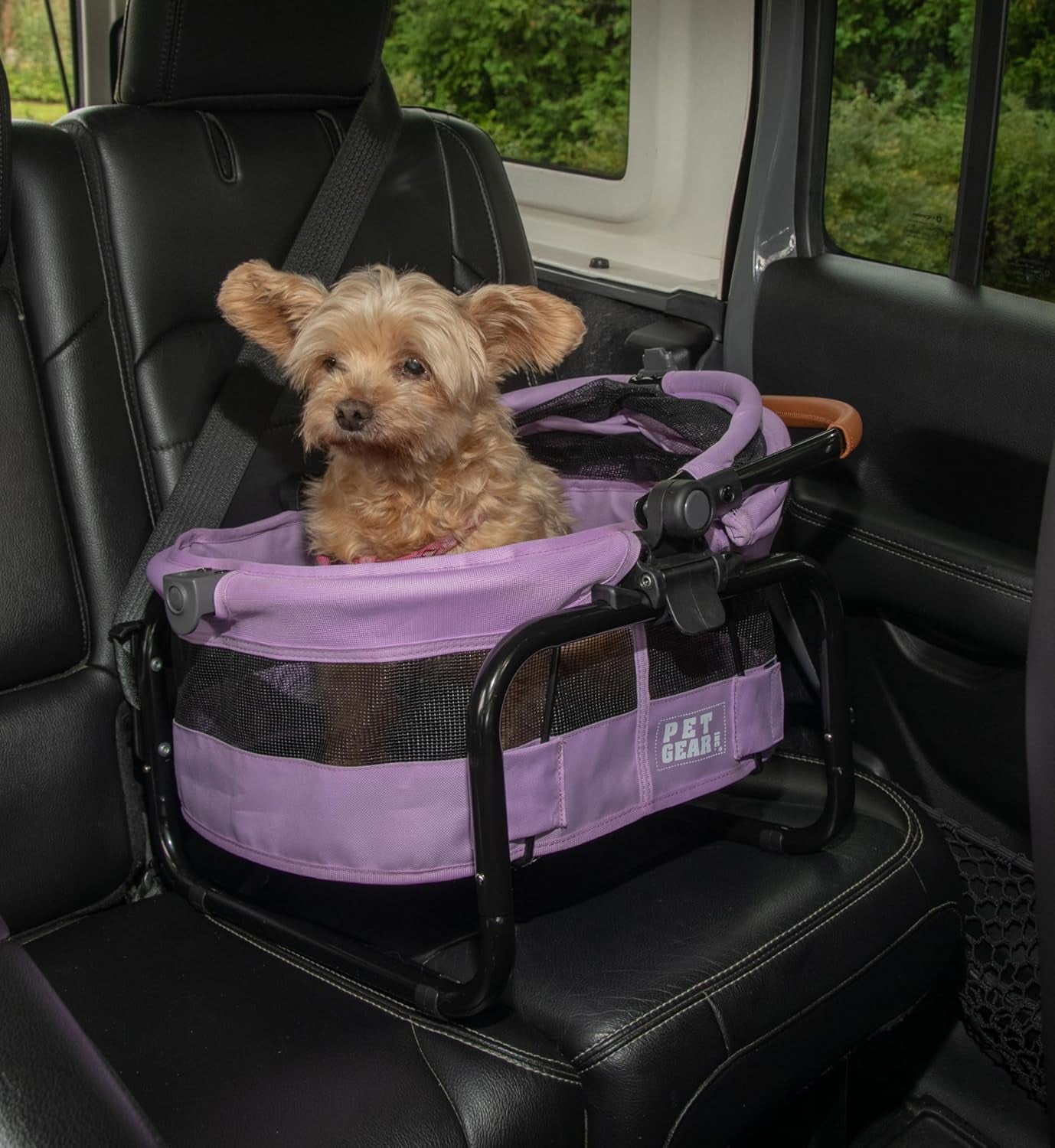 Elevate Your Pet's Travel Experience with the Pet Gear View 360 Ultra Lite Carrier & Car Seat for Small Dogs and Cats - Larkspur