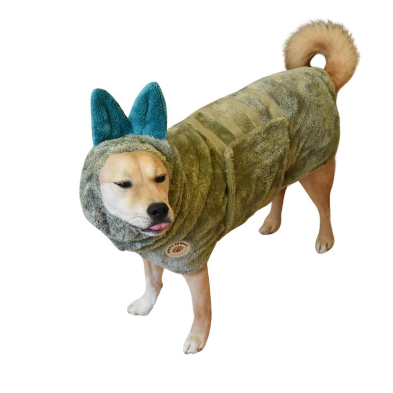 DERPY CHAPPY Premium Dog Towel Robe & Bathrobe │ for Drying Dogs after Baths, Swims & Rainy Walks │ Add to Cart Buy Now Microfiber Dog Bath Towel Robe │ Ultra‑Absorbent, Fast‑Drying & Adjustable Extra‑Warm Coat │ Made in Korea