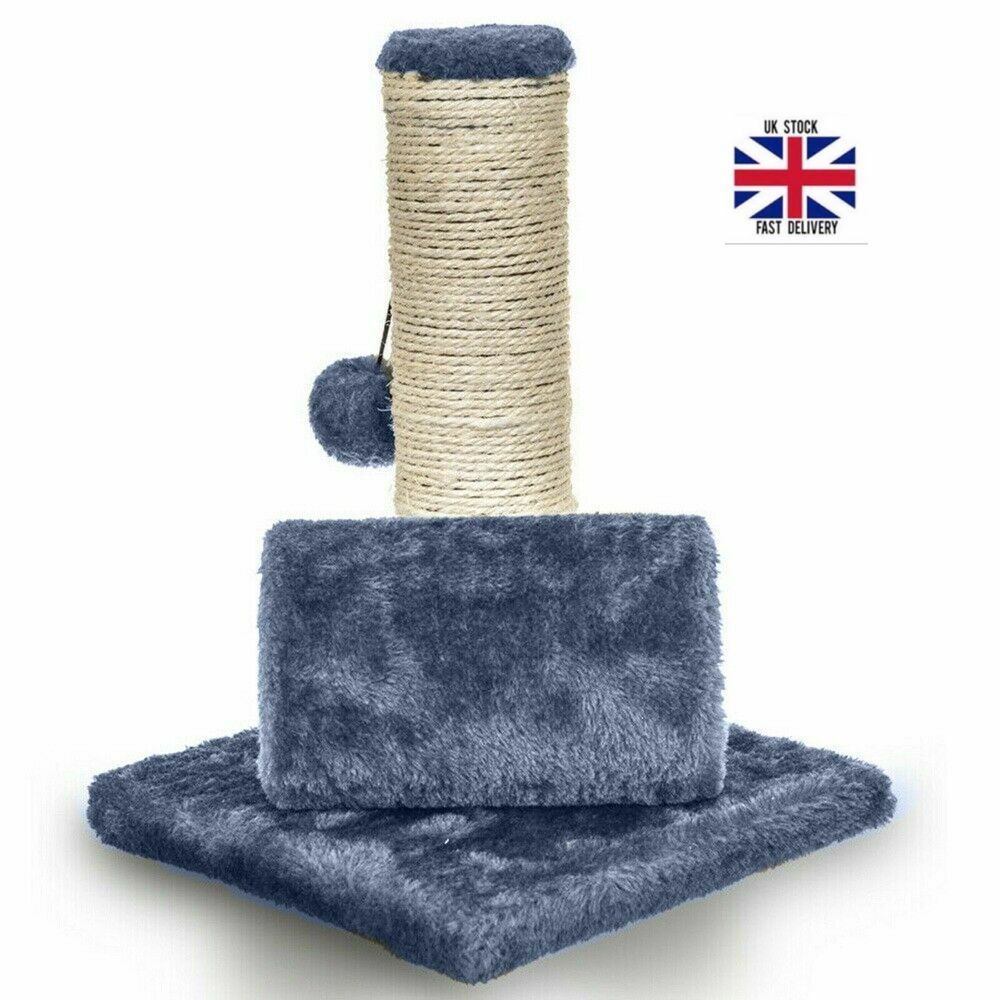 Delight Your Feline Friend with the Ultimate Cat Kitten Sisal Scratch Post Bed Toy Featuring a Fun Tunnel & Playful Mouse
